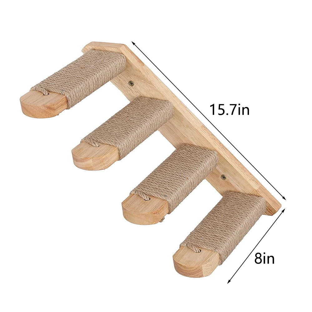 Cat Climbing Wall Mounted Shelves. Stairway, Scratching Posts (x12 Item Choices),