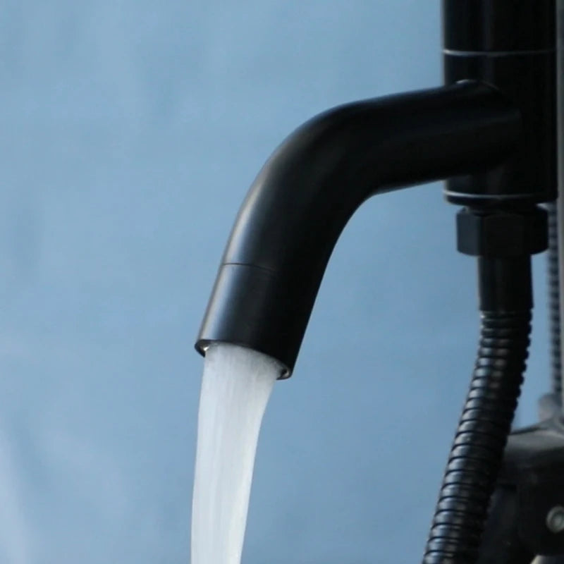 Triple Function Shower faucet w/Adjustable Hand Sprayer and Tub Spout - Black