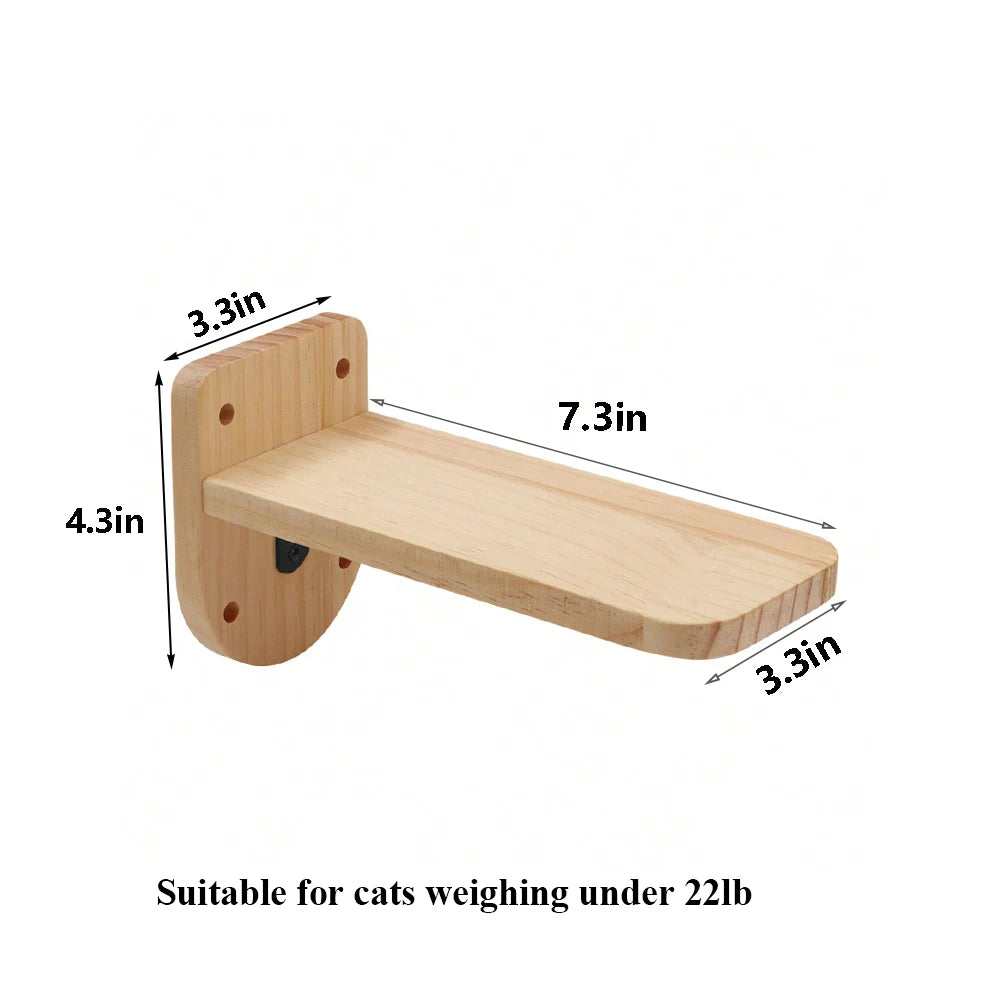 Cat Climbing Wall Mounted Shelves. Stairway, Scratching Posts (x12 Item Choices),