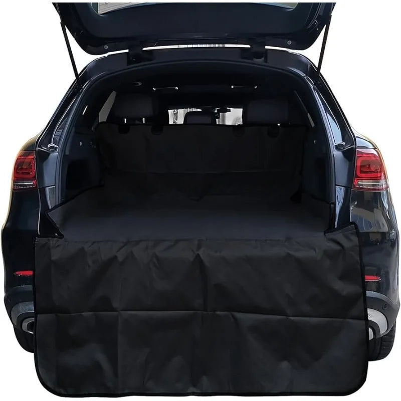 SUV Waterproof Dog/Pet Cargo Cover, 80" L x 51.6" W (Black, Gray).