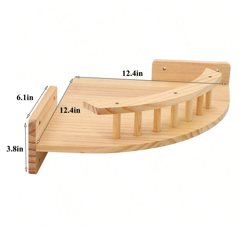 Cat Climbing Wall Mounted Shelves. Stairway, Scratching Posts (x12 Item Choices),