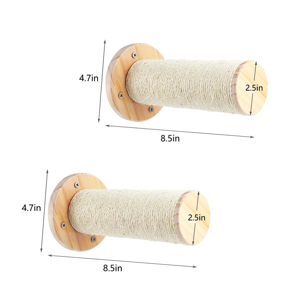 Cat Climbing Wall Mounted Shelves. Stairway, Scratching Posts (x12 Item Choices),
