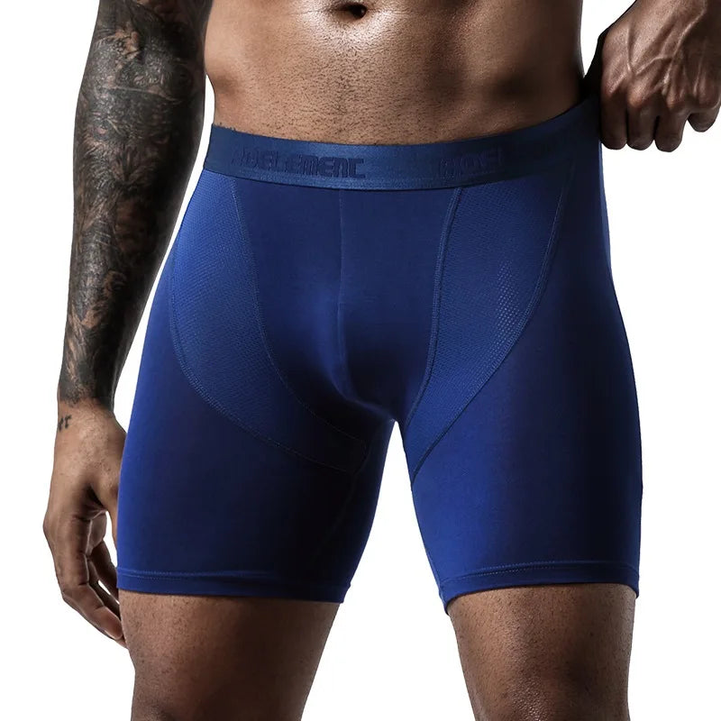 Men's Quick-Dry Boxer 2-in-1 Underwear + Compression Shorts