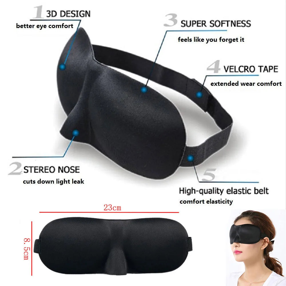 3D Soft Padded Sleep Eye Mask