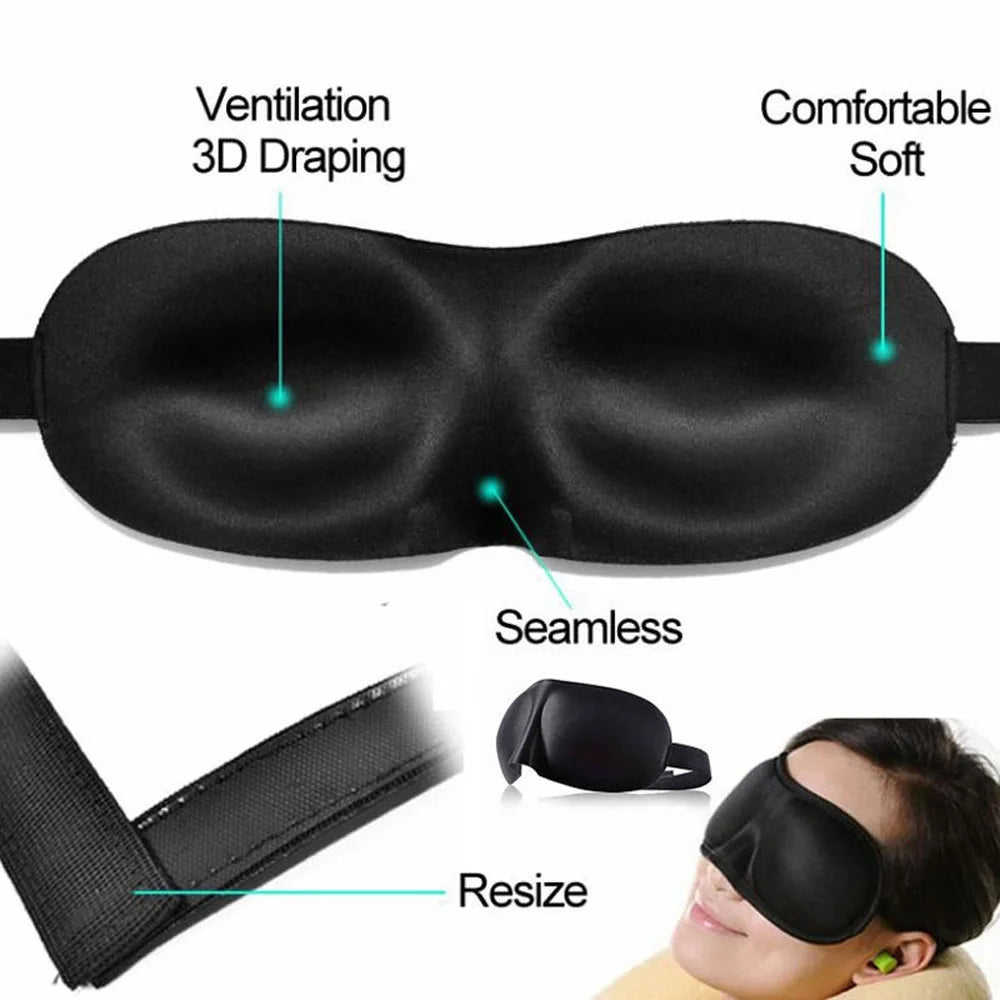 3D Soft Padded Sleep Eye Mask