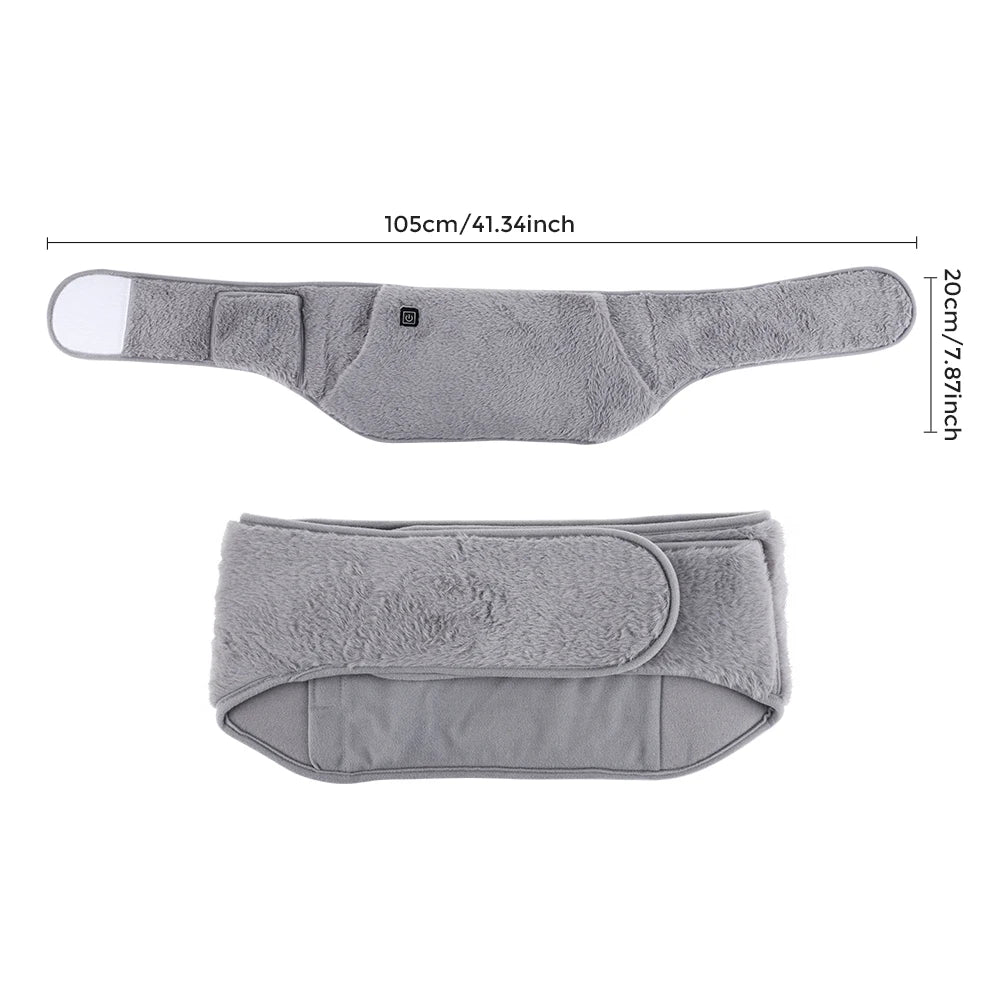 Adjustable Hand & Waist Warmer, 3-level Temp Control, USB Charging.