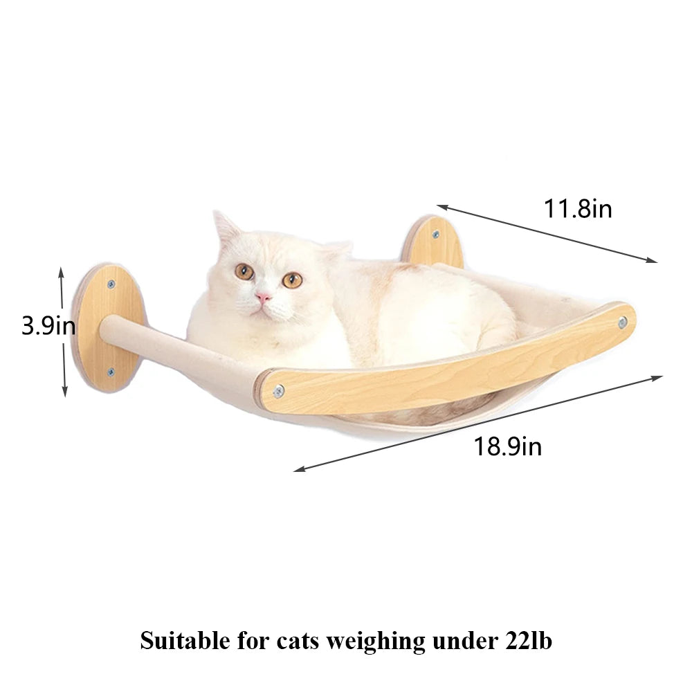 Cat Climbing Wall Mounted Stairway w/Sisal Rope Scratching Post (x15 various pcs).