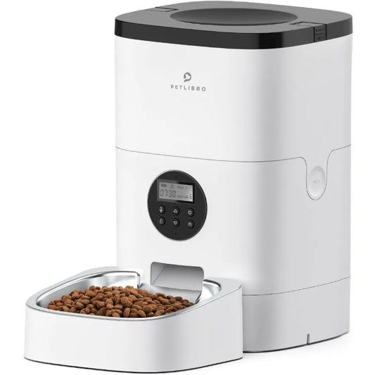 Automatic Cat Food Dispenser with Timer, Interactive Voice Recorder.