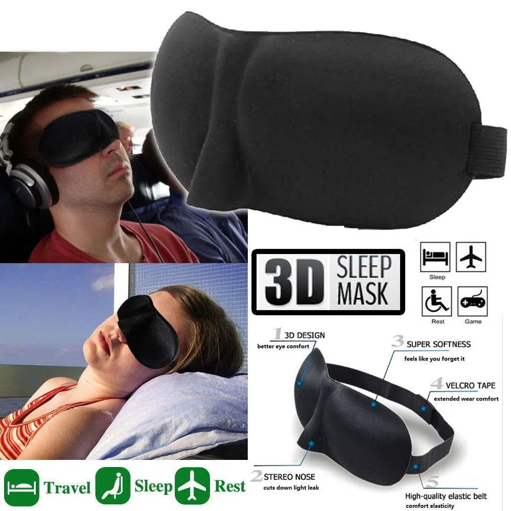 3D Soft Padded Sleep Eye Mask