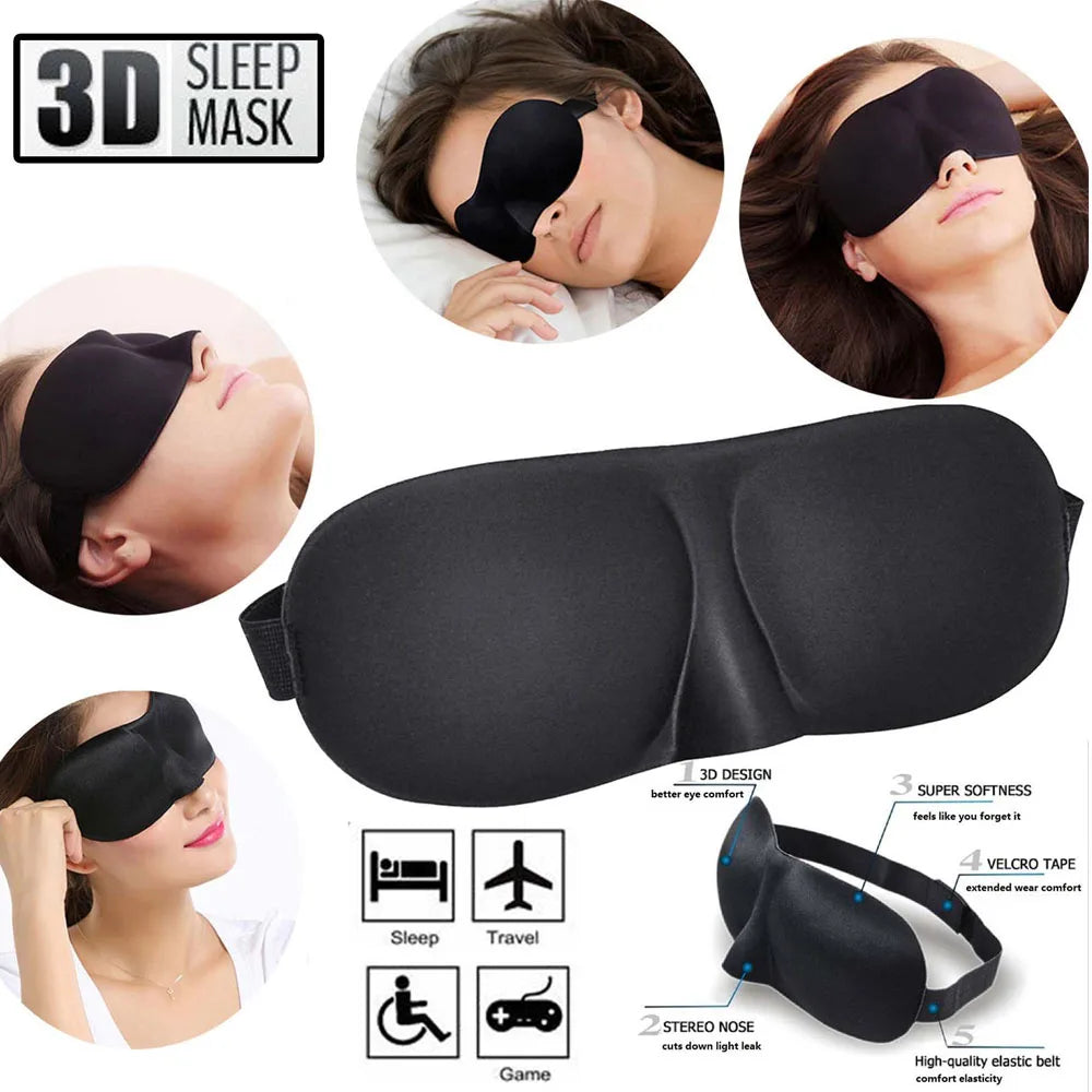 3D Soft Padded Sleep Eye Mask