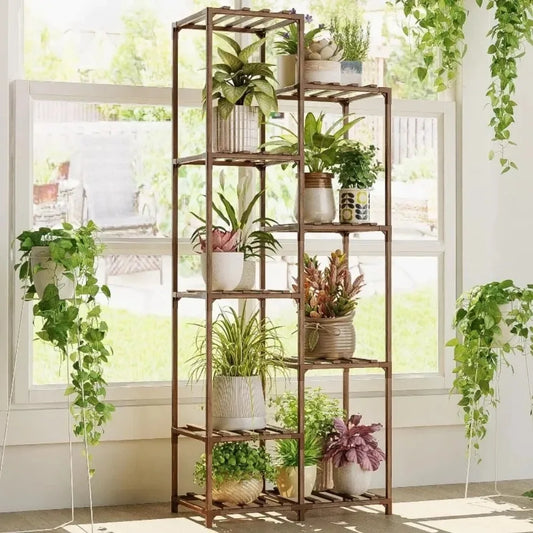 Tall Plant Stand for Living Room, Balcony, Patio (6 Varients)