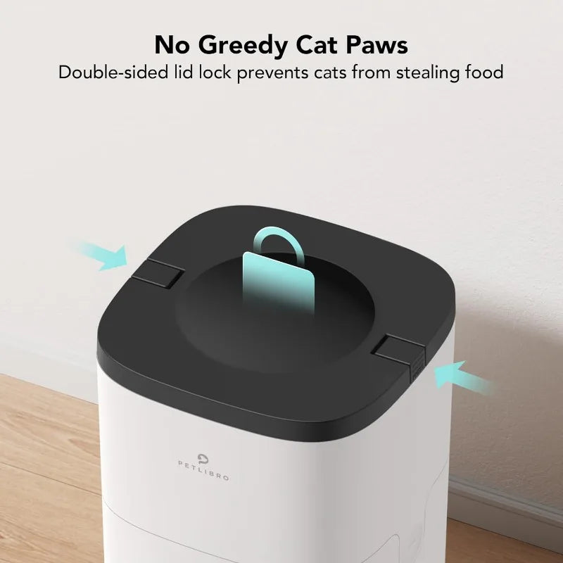 Automatic Cat Food Dispenser with Timer, Interactive Voice Recorder.